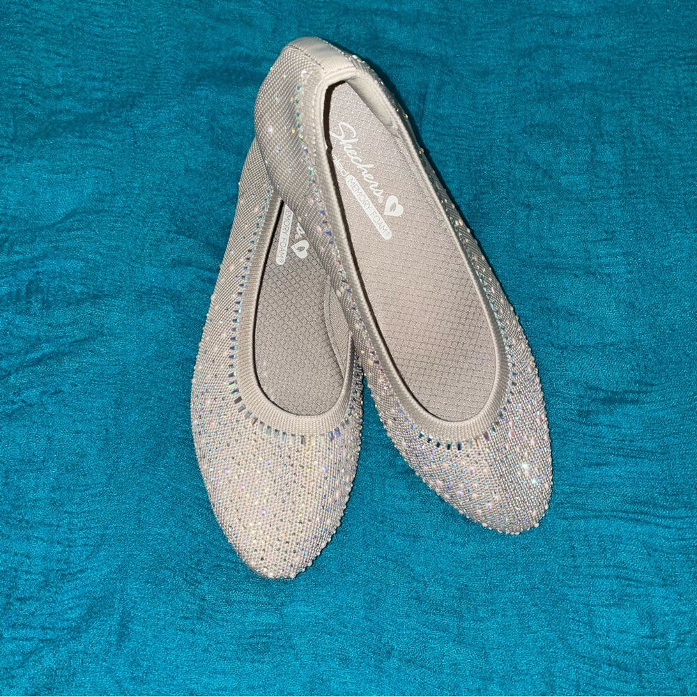 Skechers Cleo 2.0 Mesmerizing Nights textured flats